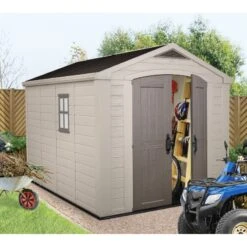 Abri De Jardin En Résine Sydney 8,5m² + Plancher Keter 11 Abri De Jardin En Résine Sydney 8,5m² + Plancher Keter -Boutique De Jardin abri de jardin en resine sydney 808m plancher keter 3