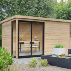 Abri De Jardin Faro 12,25m² En Bois Massif 28mm Avec Double Porte Vitrée - SOLID 9 Abri De Jardin Faro 12,25m² En Bois Massif 28mm Avec Double Porte Vitrée - SOLID -Boutique De Jardin abri de jardin faro 1225m en bois massif 28mm avec double porte vitree solid 3