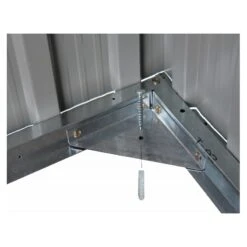 Abri De Jardin Métal 2,54m² WoodTouch Beige + Kit D'ancrage X-METAL -Boutique De Jardin abri de jardin metal 254m woodtouch beige kit d ancrage x metal 4