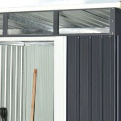 Abri De Jardin Métal 5,64m² Skylight Anthracite + Kit D'ancrage X-METAL -Boutique De Jardin abri de jardin metal 562m skylight anthracite kit d ancrage x metal 4