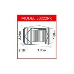 Abri De Jardin En Métal 6,5m² Silver Grey Fraser - ABSCO -Boutique De Jardin abri de jardin metal 654m silver grey haut de gamme 2