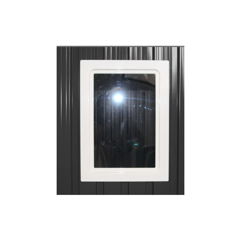 Abri De Jardin Métal 7,06m² PLUS Anthracite + Kit D'ancrage X-METAL 5 Abri De Jardin Métal 7,06m² PLUS Anthracite + Kit D'ancrage X-METAL – Image 3