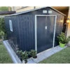 Abri De Jardin En Métal 8,84m² PLUS Anthracite + Kit D'ancrage X-METAL -Boutique De Jardin abri de jardin metal 884m plus anthracite kit d ancrage x metal