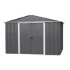 Abri De Jardin Métal Anthracite 12m² + Kit D'ancrage Inclus - YARDMASTER -Boutique De Jardin abri de jardin metal anthracite 12m kit d ancrage inclus yardmaster