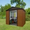 Abri De Jardin Métal Aspect Bois Et Marron 5,97m² + Kit D'ancrage Inclus - YARDMASTER 2 Abri De Jardin Métal Aspect Bois Et Marron 5,97m² + Kit D'ancrage Inclus - YARDMASTER -Boutique De Jardin abri de jardin metal aspect bois et marron 597m kit d ancrage inclus yardmaster