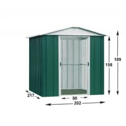 Abri De Jardin Métal Vert 4,38m² + Kit D'ancrage Inclus - YARDMASTER 12 Abri De Jardin Métal Vert 4,38m² + Kit D'ancrage Inclus - YARDMASTER -Boutique De Jardin abri de jardin metal vert 438m kit d ancrage inclus yardmaster 4