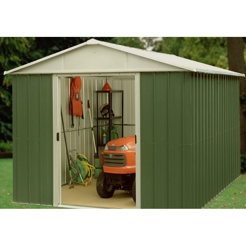 Abri De Jardin Métal Vert 7,18m² + Kit D'ancrage Inclus - YARDMASTER 4 Abri De Jardin Métal Vert 7,18m² + Kit D'ancrage Inclus - YARDMASTER – Image 2