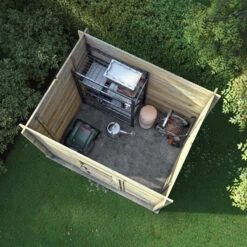 Abri De Jardin Moderne En Bois Traité Autoclave 3,9m² - Madriers 28mm - Nicia - Forest Style -Boutique De Jardin abri de jardin moderne en bois traite autoclave 39m madriers 28mm nicia forest style 2