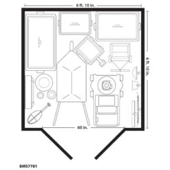Abri De Jardin Polyéthylène 25mm Gris Clair 4,88m² Modern + Plancher - SUNCAST -Boutique De Jardin abri de jardin polyethylene 25mm gris clair 488m modern plancher suncast 4