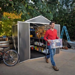 Abri De Jardin RUBICON 4,2m² En Aluminium Et Polycarbonate - Palram - Canopia -Boutique De Jardin abri de jardin rubicon 42m en aluminium et polycarbonate palram 1 4