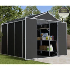 Abri De Jardin RUBICON 5,6m² En Aluminium Et Polycarbonate - Palram - Canopia