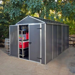 Abri De Jardin RUBICON 7m² En Aluminium Et Polycarbonate - Palram - Canopia -Boutique De Jardin abri de jardin rubicon 7m en aluminium et polycarbonate palram 1 2