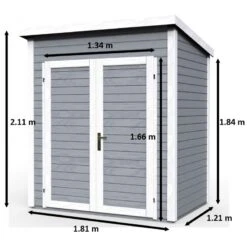 Abri De Jardin Skur 1 2,19m² + Plancher Traité Peint Anthracite Baltic 9 Abri De Jardin Skur 1 2,19m² + Plancher Traité Peint Anthracite Baltic -Boutique De Jardin abri de jardin skur 1 219m plancher traite peint anthracite baltic 1