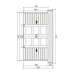 Abri De Jardin Stockholm 11,42m² En Bois Traité Autoclave 28mm Avec Double Porte - SOLID -Boutique De Jardin abri de jardin stockholm 1142m en bois traite autoclave 28mm avec double porte solid 2