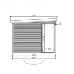 Abri De Jardin Tavira 26m² En Bois Massif 28mm Avec Terrasse Couverte - SOLID 7 Abri De Jardin Tavira 26m² En Bois Massif 28mm Avec Terrasse Couverte - SOLID -Boutique De Jardin abri de jardin tavira 26m en bois massif 28mm avec terrasse couverte solid 2