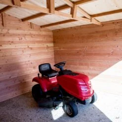 Abri De Jardin En Douglas DOMMAR 15,27m² Madriers 28mm + Couverture Onduline - HABRITA -Boutique De Jardin abri dommar 1527m en madriers douglas 28mm sans plancher habrita 2