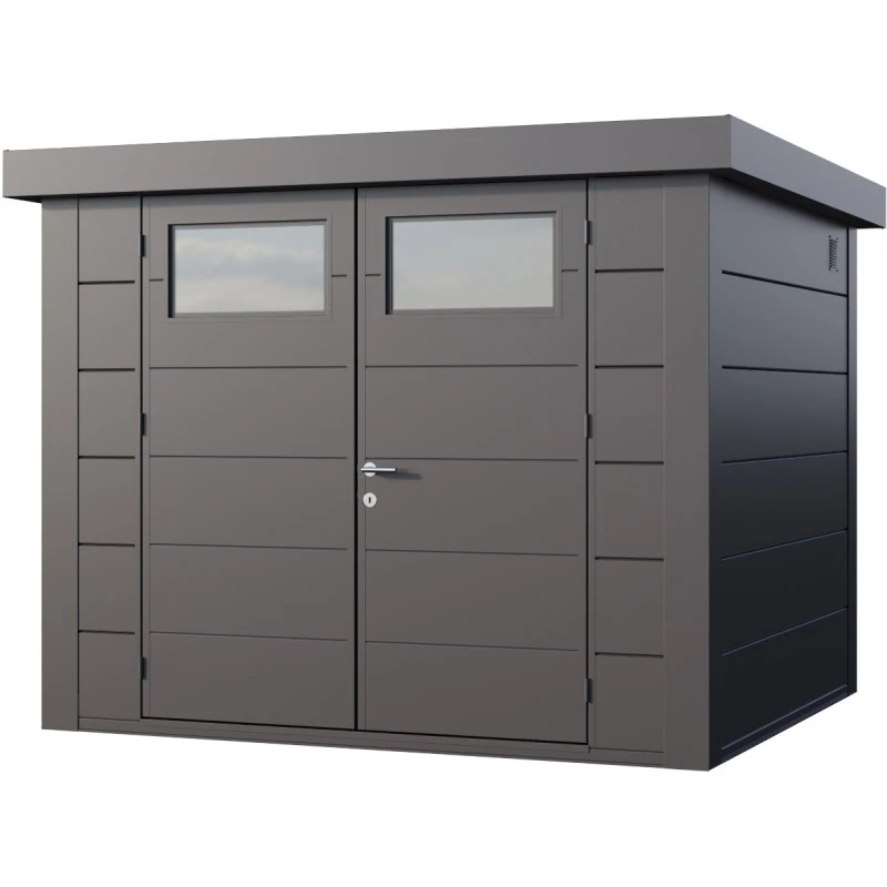 Abri En Acier Galvanisé Gris Anthracite 6,4m² Avec Double Porte Eleganto 2724 Telluria 3 Abri En Acier Galvanisé Gris Anthracite 6,4m² Avec Double Porte Eleganto 2724 Telluria