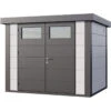 Abri En Acier Galvanisé Gris Blanc 5,6m² Avec Double Porte Eleganto 2721 Telluria 1 Abri En Acier Galvanisé Gris Blanc 5,6m² Avec Double Porte Eleganto 2721 Telluria -Boutique De Jardin abri en acier galvanise gris blanc 56m avec double porte eleganto 2721 telluria