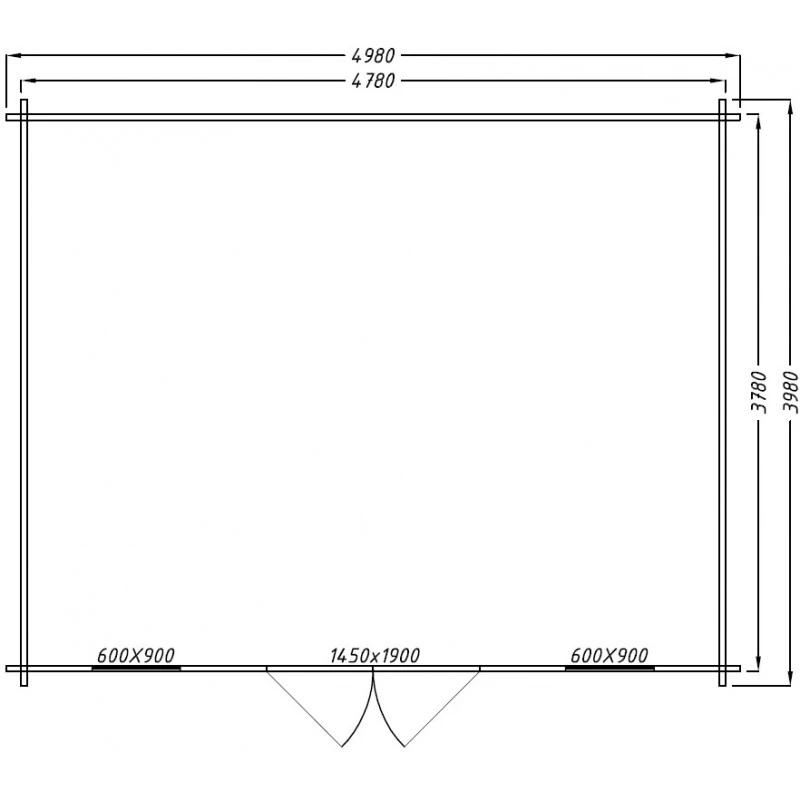 Abri En Bois Massif 19,8m² PLUS 40mm Traité Teinté Marron Gardy Shelter 8 Abri En Bois Massif 19,8m² PLUS 40mm Traité Teinté Marron Gardy Shelter – Image 6
