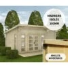 Abri En Bois Massif 22m² Avec Isolation Madriers 100mm Gardy Shelter -Boutique De Jardin abri en bois massif 22m avec isolation madriers 100mm gardy shelter