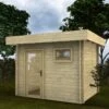 Abri En Bois Massif 7,5m² MODERNE - Madriers 28mm Gardy Shelter -Boutique De Jardin abri en bois massif 644m moderne madriers 28mm gardy shelter