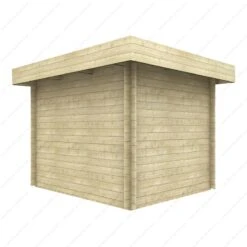 Abri En Bois Massif 7,5m² MODERNE - Madriers 28mm Gardy Shelter -Boutique De Jardin abri en bois massif 644m moderne madriers 28mm gardy shelter 5