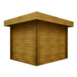 Abri En Bois Massif 7,5m² MODERNE Traité Marron 28mm Gardy Shelter -Boutique De Jardin abri en bois massif 75m moderne traite marron 28mm gardy shelter 4