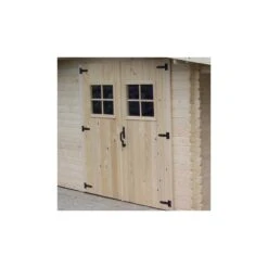 Abri En Bois Massif 9,9m² + Bûcher 3m² - 28mm + Couverture Ondulée - Habrita 10 Abri En Bois Massif 9,9m² + Bûcher 3m² - 28mm + Couverture Ondulée - Habrita -Boutique De Jardin abri en bois massif 99 m bucher 385m 28mm couverture ondulee 2