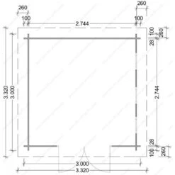 Abri En Bois Massif 9m² MODERNE Traité Marron 40mm Gardy Shelter 11 Abri En Bois Massif 9m² MODERNE Traité Marron 40mm Gardy Shelter -Boutique De Jardin abri en bois massif 9m moderne traite marron 40mm gardy shelter 3