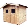 Abri En Bois Thermo Traité Thiers 7,81m² Et Toiture Onduline HABRITA 1 Abri En Bois Thermo Traité Thiers 7,81m² Et Toiture Onduline HABRITA -Boutique De Jardin abri en bois thermo traite thiers 781m et toiture onduline habrita