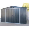 Abri En Métal Parois Hautes Anthracite Colussus 9,74m² DURAMAX + Kit Ancrage 1 Abri En Métal Parois Hautes Anthracite Colussus 9,74m² DURAMAX + Kit Ancrage -Boutique De Jardin abri en metal parois hautes anthracite colussus 972m duramax kit ancrage