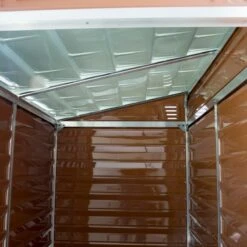 Abri En Polycarbonate 2,06m² Monopente Skylight Amber - Palram - Canopia -Boutique De Jardin abri en polycarbonate 206m monopente skylight amber palram 2