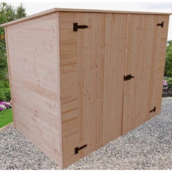 Abri Mural En Bois Brut 2,37m² Avec Large Double Porte - Habrita 7 Abri Mural En Bois Brut 2,37m² Avec Large Double Porte - Habrita -Boutique De Jardin abri mural en bois brut 237m avec large double porte habrita 2