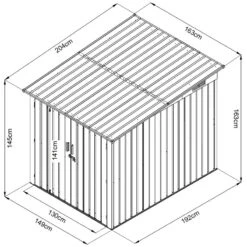 Abri Pour 3 Vélos En Métal Anthracite 3,32m² + Kit D'ancrage X-METAL -Boutique De Jardin abri pour 3 velos en metal anthracite 332m kit d ancrage x metal 3