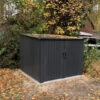 Abri Pour 4 Vélos En Métal Anthracite 4,2m² + Kit D'ancrage X-METAL 2 Abri Pour 4 Vélos En Métal Anthracite 4,2m² + Kit D'ancrage X-METAL -Boutique De Jardin abri pour 4 velos en metal anthracite 42m kit d ancrage x metal