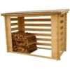Abri Range-bûches 4 Stères Madriers Massif 20mm Certifié -Boutique De Jardin abri range buches 4 steres madriers massif 20mm certifie