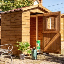 Abri Therma 3,24m² En Bois Thermo Traité Avec Plancher - HABRITA -Boutique De Jardin abri therma 324m en bois thermo traite avec plancher habrita 4