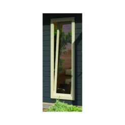 Abri Toit Plat 13,60m² Bois Massif Gris Terre 40mm Radeburg 3 Avec Appentis 330cm Et Paroi Arrière – Karibu -Boutique De Jardin abri toit plat 1360m bois massif gris terre 40mm radeburg 3 avec appentis 330cm et paroi arriere karibu 5