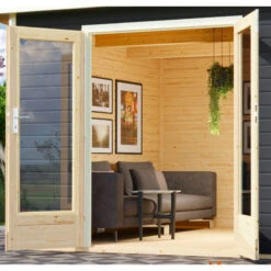 Abri Toit Plat 13,60m² Bois Massif Gris Terre 40mm Radeburg 3 – Karibu 11 Abri Toit Plat 13,60m² Bois Massif Gris Terre 40mm Radeburg 3 – Karibu -Boutique De Jardin abri toit plat 1360m bois massif gris terre 40mm radeburg 3 karibu 3