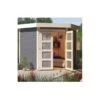 Abri Toit Plat 4,62m² Goldendorf 3 En Bois Vitrifié Gris 19mm - Karibu -Boutique De Jardin abri toit plat 462m goldendorf 3 en bois vitrifie gris 19mm karibu
