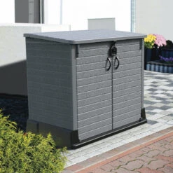 Armoire De Rangement En Résine Gris 850L StoreAway – DURAMAX