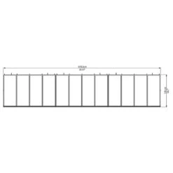 Auvent Marquise En Acrylique 3mm Bordeaux™ 6690 – Palram - Canopia -Boutique De Jardin auvent marquise en polycarbonate 3mm bordeaux 6690 palram 2