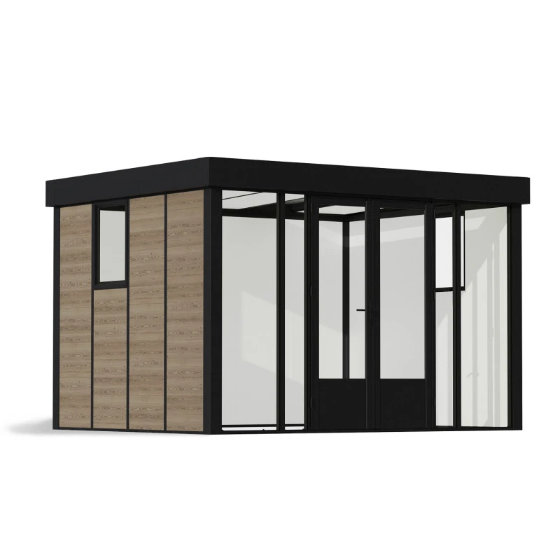 Studio De Jardin En Aluminium Et Bois Composite 10,1m² - Isolation Triple Paroi Copenhagen – Canopia By Palram 5 Studio De Jardin En Aluminium Et Bois Composite 10,1m² - Isolation Triple Paroi Copenhagen – Canopia By Palram – Image 3