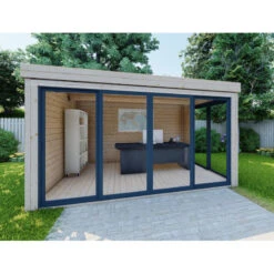 Bureau De Jardin En Bois Massif 11,8m² - Madriers 40mm Gardy Shelter 9 Bureau De Jardin En Bois Massif 11,8m² - Madriers 40mm Gardy Shelter -Boutique De Jardin bureau de jardin en bois massif 118m madriers 40mm gardy shelter 1