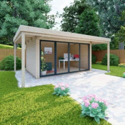 Bureau De Jardin En Bois Massif Avec Terrasse 16,5m² - Madriers 40mm Gardy Shelter 10 Bureau De Jardin En Bois Massif Avec Terrasse 16,5m² - Madriers 40mm Gardy Shelter -Boutique De Jardin bureau de jardin en bois massif avec terrasse 165m madriers 40mm gardy shelter 2