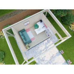 Bureau De Jardin En Bois Massif Avec Terrasse 16,5m² - Madriers 40mm Gardy Shelter 12 Bureau De Jardin En Bois Massif Avec Terrasse 16,5m² - Madriers 40mm Gardy Shelter -Boutique De Jardin bureau de jardin en bois massif avec terrasse 165m madriers 40mm gardy shelter 4