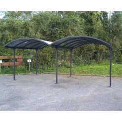 Carport 2 Voitures En Aluminium Et Polycarbonate 6mm ANTI-UV - Habrita 12 Carport 2 Voitures En Aluminium Et Polycarbonate 6mm ANTI-UV - Habrita -Boutique De Jardin carport 2 voitures en aluminium et polycarbonate 6mm anti uv 4