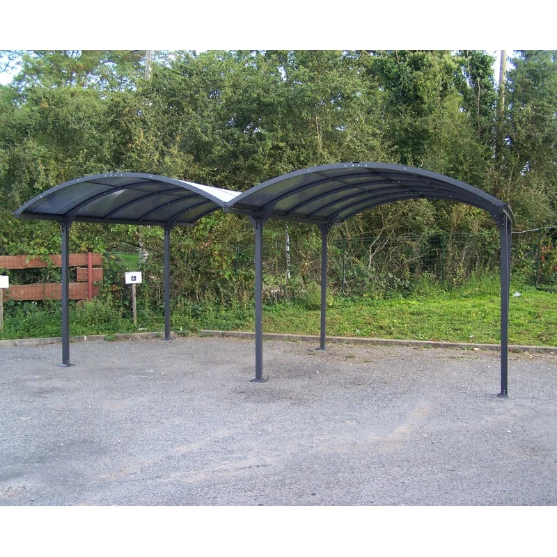 Carport 2 Voitures En Aluminium Et Polycarbonate 6mm ANTI-UV - Habrita 7 Carport 2 Voitures En Aluminium Et Polycarbonate 6mm ANTI-UV - Habrita – Image 5