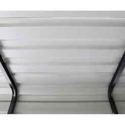 Carport à Toit En Acier Galvanisé 18,3m² Couleur Anthracite – Shelter Logic -Boutique De Jardin carport a toit en acier galvanise 183m couleur anthracite shelter logic 5