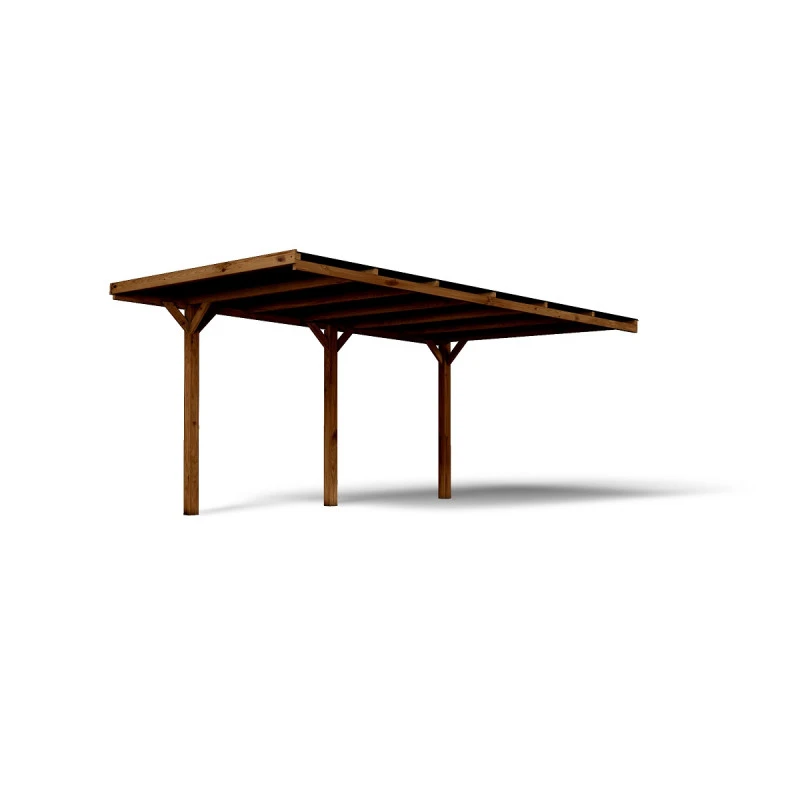 Carport Adossable 16,4m² En Bois Autoclave FSC Victor – Forest Style 4 Carport Adossable 16,4m² En Bois Autoclave FSC Victor – Forest Style – Image 2